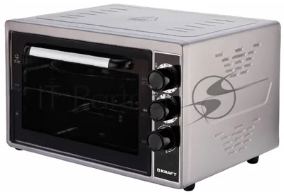 Мини-печь Kraft KF-MO 3200 GR (1 протвень+1 решетка)