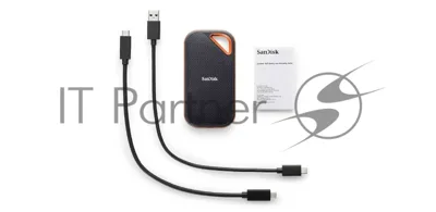 Внешний SSD SanDisk Extreme, 1TB, USB 3.2 Gen 2x2 Type-C, R/W 2000/2000, черный