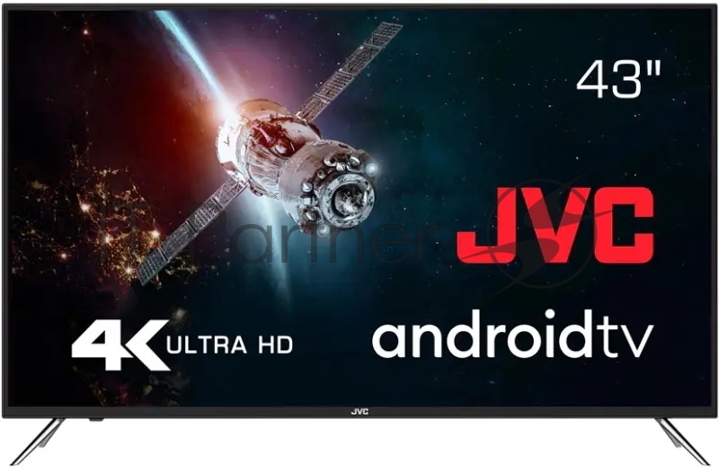 Телевизор JVC 43" LT-43M790 черный LED UHD 60Hz Smart TV