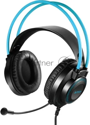 Гарнитура A4Tech Fstyler FH200U серый/синий, проводная