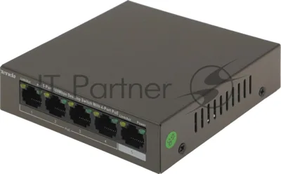Коммутатор Tenda TEF1105P-4-38W 5PORT 10/100M