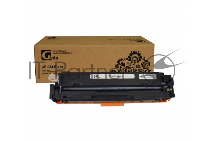 Картридж лазерный GalaPrint GP-054 BK черный (1500 стр) для Canon i-SENSYS LBP-620/LBP-621/LBP-623/MF-640/MF-641/MF-642/MF-643/MF-644/MF-648