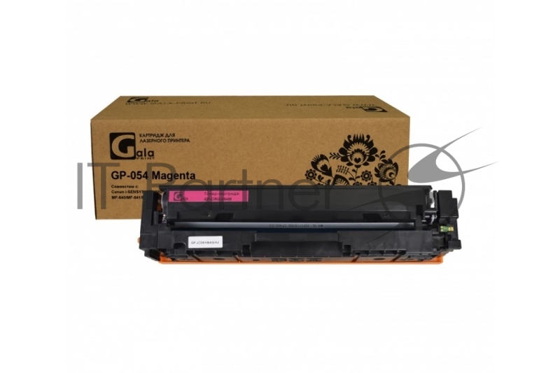 Картридж лазерный GalaPrint GP-054 M пурпурный (1200 стр) для Canon i-SENSYS LBP-620/LBP-621/LBP-623/MF-640/MF-641/MF-642/MF-643/MF-644/MF-646