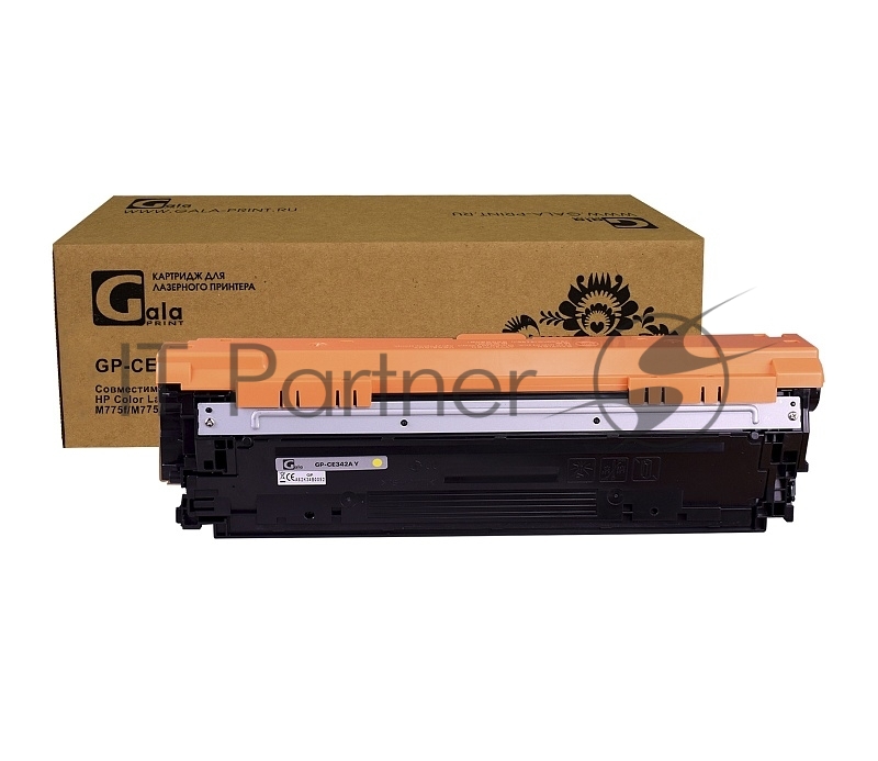Картридж лазерный GalaPrint GP-CE342A (№651A) желтый (16000 стр) для HP Color LaserJet M775/M775dn/M775f/M775z/M775z+