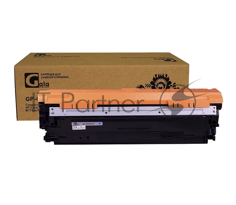Картридж лазерный GalaPrint GP-CE341A (№651A) голубой (16000 стр) для HP Color LaserJet M775/M775dn/M775f/M775z/M775z+