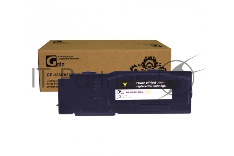 Картридж лазерный GalaPrint GP-106R02235 желтый (6000 стр) для Xerox Phaser 6600/WorkCentre 6605/6600DN/6600N/6605DN/6605N