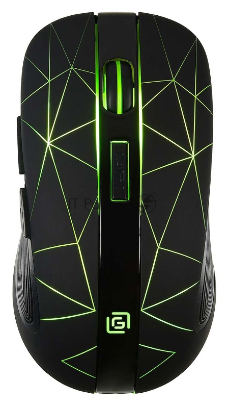 Мышь беспроводная Oklick 976GW черный, 3200 dpi, радиоканал, USB, кнопки - 6
