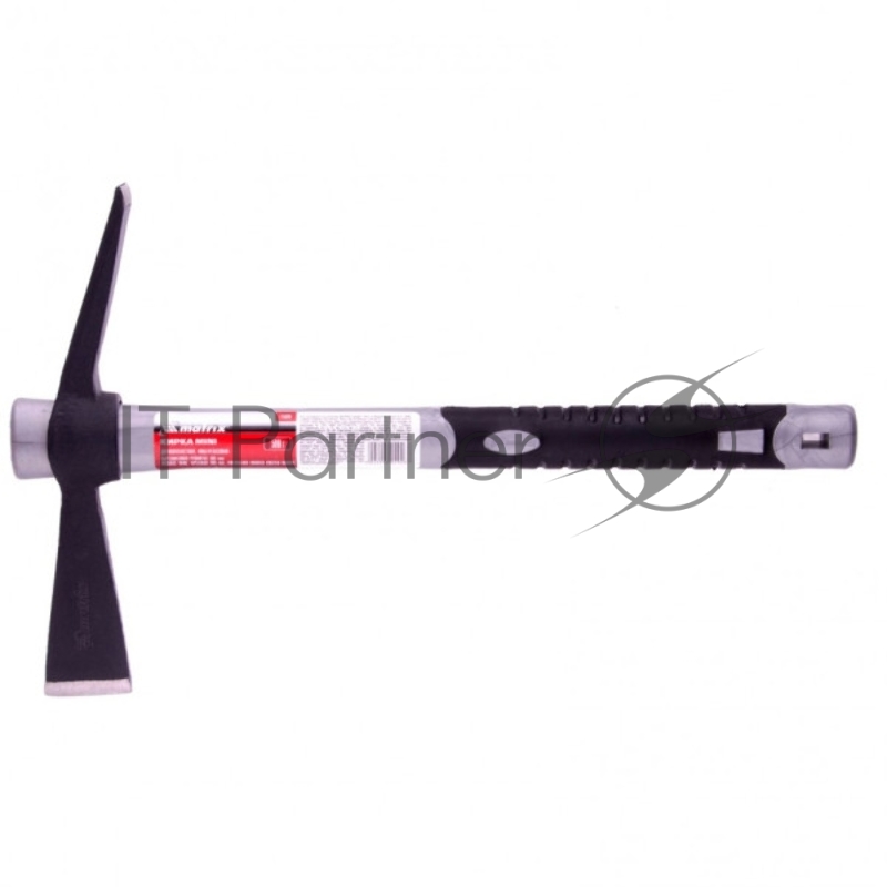 Кирка Matrix 21826 mini двухплоскостная 500 г, фибергласовая обрезиненная рукоятка, 385 мм