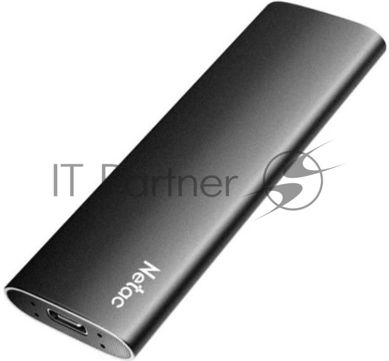 Внешний SSD Netac Z SLIM, 128 GB, USB 3.2 Gen 2 Type-C, R/W 520/480, черный