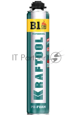 Пена монтажная KRAFTOOL KRAFTFLEX PREMIUM PRO B1 профессиональная, монтажная, пистолетная, всесезонная, 750 мл [41186_z01]