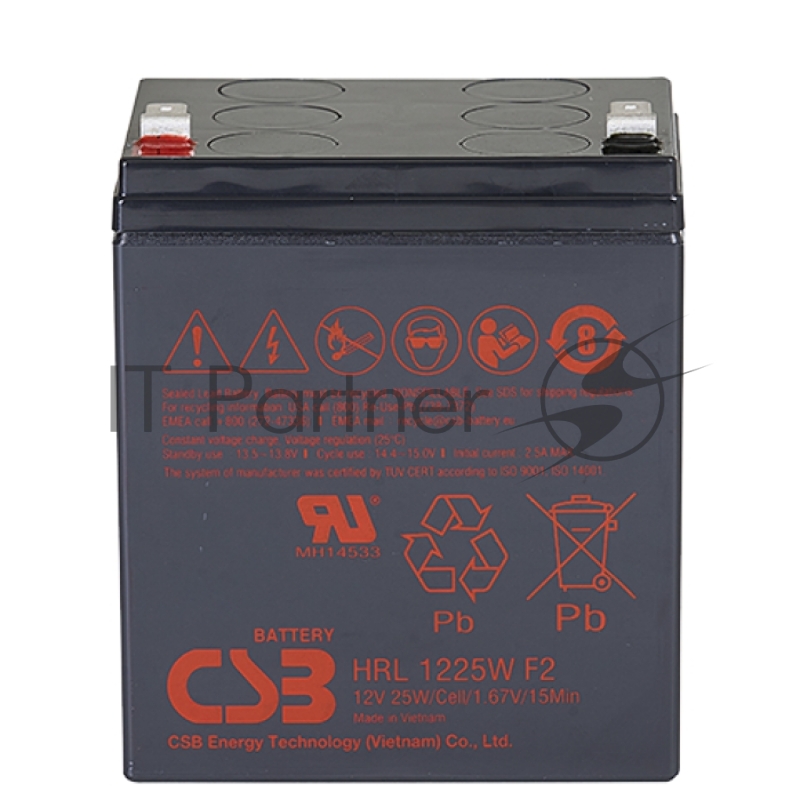 Батарея для ИБП CSB HRL 1225W (12V 6Ah) F2