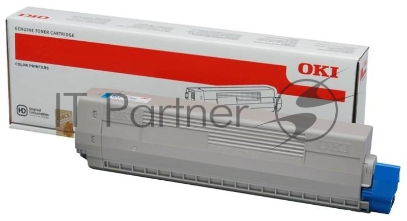 Картридж лазерный Oki C822 7.3К (голубой)
