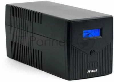 Источник бесперебойного питания SKAT-UPS 1000/600 ИБП 220В 600Вт 2 АКБ 7Ач внутр. меандр. стабилизация напряжения