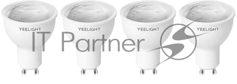 Умная светодиодная лампочка Yeelight GU10 Smart bulb W1(Diммable) - упаковка 4 шт.