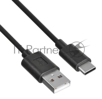 Кабель Buro USB-TC-1.2B2A 1.2м черный