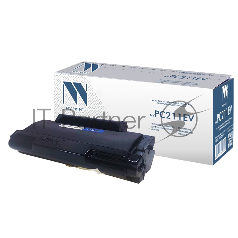 Картридж NVPrint NV-PC211EV для Pantum M6500W/P2200/P2207/P2507/P2500W/M6500/M6550/M6607 (1600k) (NV-PC211EV)