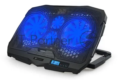 Подставка для ноутбука Digma D-NCP170-4 17"390x280x28мм 2xUSB 4x 70/125ммFAN 750г черный