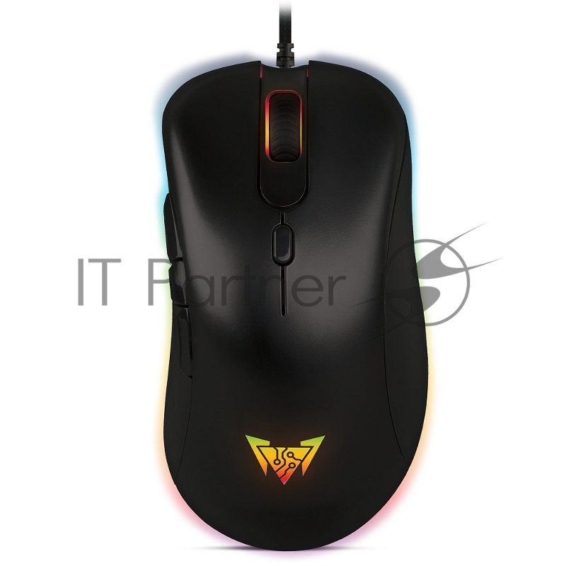 Мышь проводная Crown CMGM-904 черный, 7000 dpi, USB, кнопки - 7