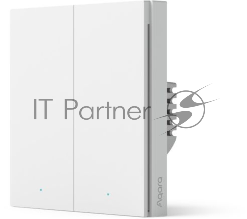 Выключатель умный двухклавишный Aqara Smart Wall Switch H1 (WS-EUK02)