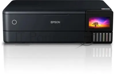 МФУ струйное Epson L8180 (C11CJ21403/C11CJ21402) A3 Duplex Net WiFi USB RJ-45 черный