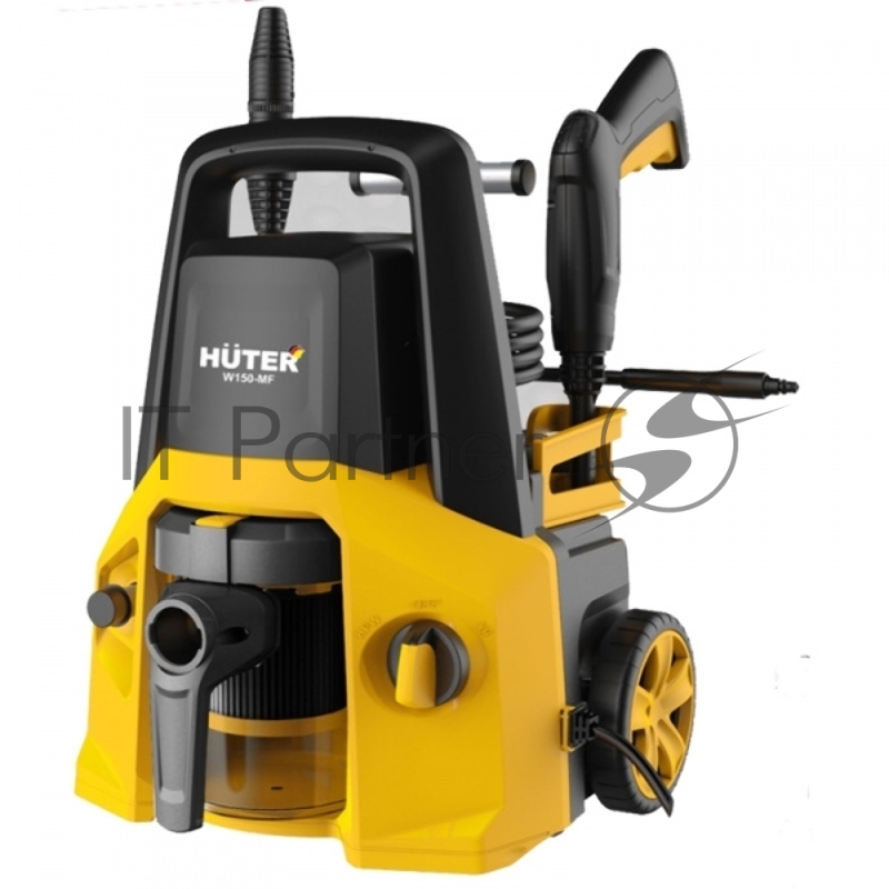 Минимойка-пылесос Huter W150-MF желтый/черный, 1700 Вт, 365 л/ч, 8 м