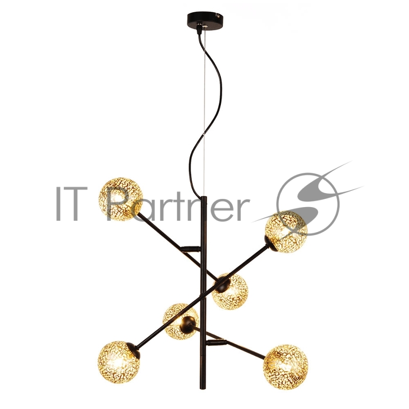 Светильник подвесной HIPER H819-0 6G96Вт BLACK/GOLD