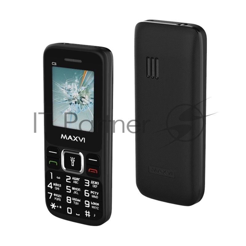 Мобильный телефон Maxvi C3i черный