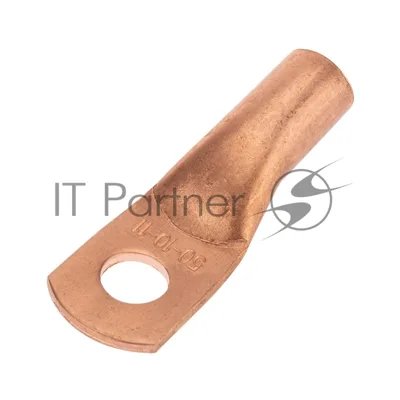 Наконечник медный Rexant ТМ 50-10-11 (50 мм² - Ø11 мм) (в упак. 50 шт.)