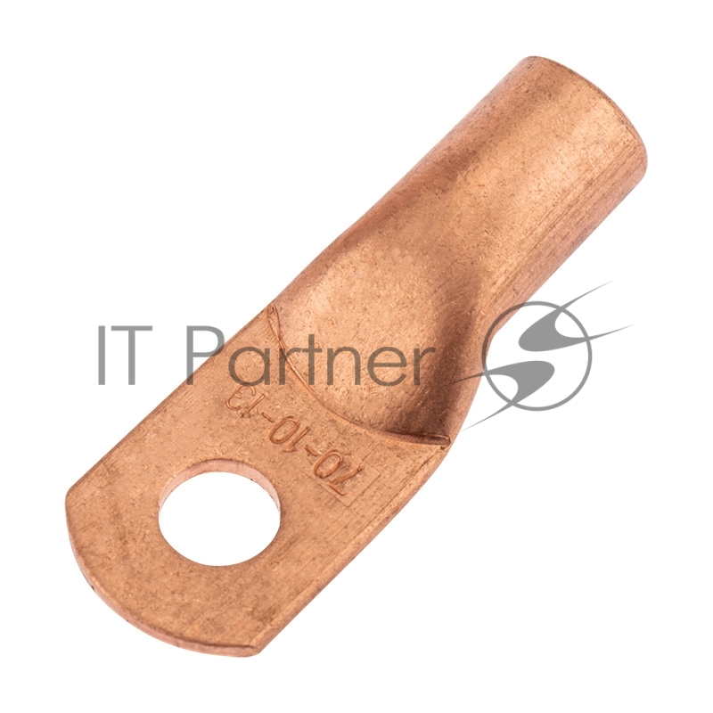 Наконечник медный ТМ Rexant 70-10-13 (70 мм² - Ø13 мм) (в упак. 5 шт.)