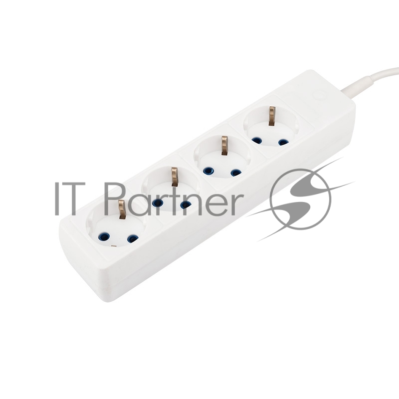 Удлинитель PROconnect 4 гнезда, 3 м, 3х0.75 мм², с/з, белый
