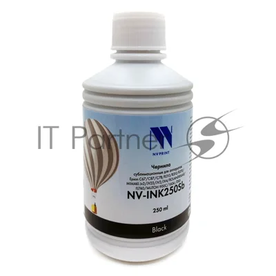 Чернила NVPrint сублимационные NV-INK250 черный Sb для аппаратов Epson C67/C87/C78/R210/R310/R270/MIMAKI JV2/JV22/JV2/JV4/ROLANDRS640/FJ740/MUTOH 900C/1604/DX5 (250мл) Китай