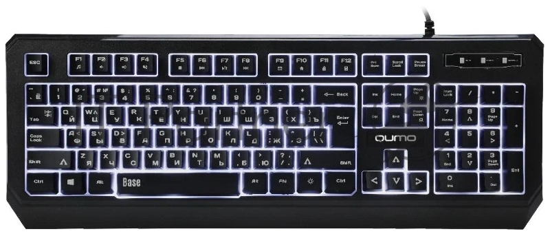 Клавиатура Qumo Office Base K59 проводная, USB Type-A, чёрный