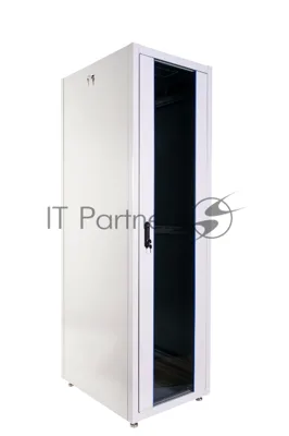 Шкаф телекоммуникационный напольный ЭКОНОМ 48U (600 1000) дверь стекло, дверь металл