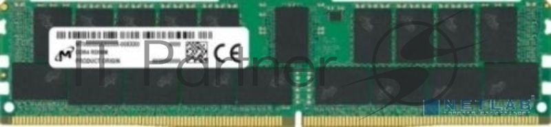 Оперативная память Crucial, DDR4, 32GB (1x32 GB), 3200 MHz, CL22, ECC, RDIMM, OEM