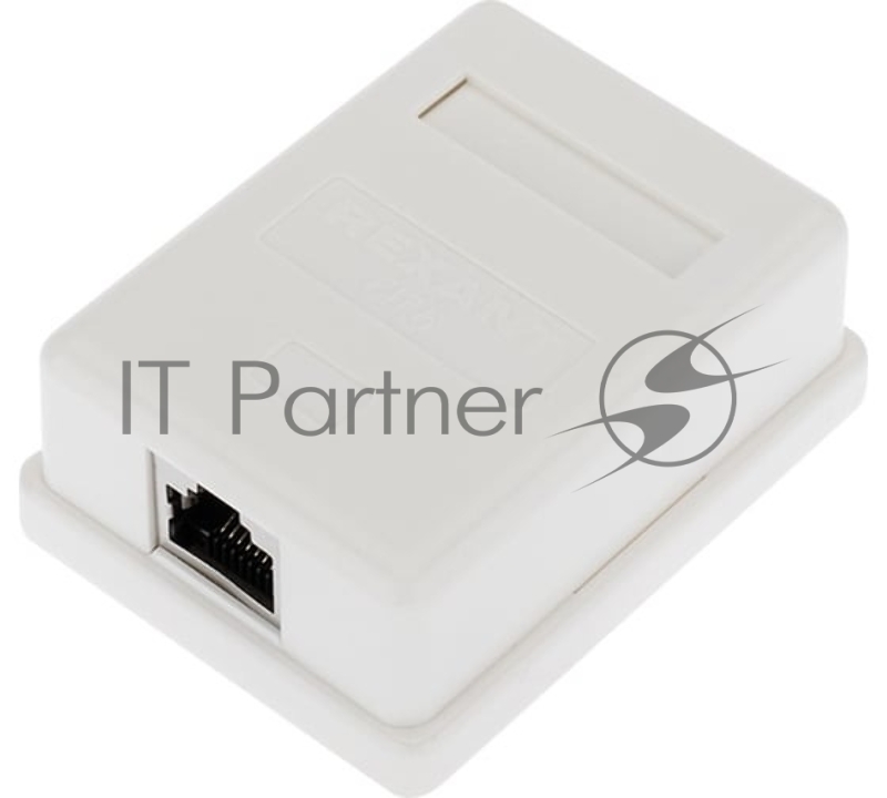 Рoзетка компьютерная внешняя Rexant 1-порт RJ-45 (8P8C), FTP экранированная, категория 6