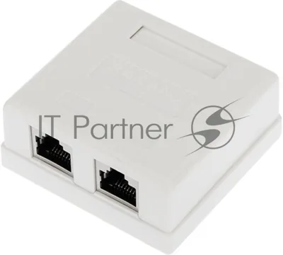 Рoзетка компьютерная внешняя Rexant 2-порта RJ-45 (8P8C), FTP экранированная, категория 6