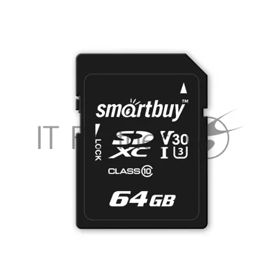 Флеш карта microSDXC Smartbuy 64Gb Class 10 UHS-1 (без адаптера)