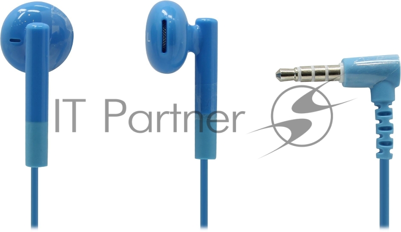 Проводные наушники Smartbuy Ergo SBH-520 синий, внутриканальные, Jack 3.5 мм, микрофон на проводе