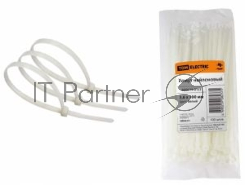 Хомут TDM SQ0515-0123 3.6х300мм нейлон белый 100шт.