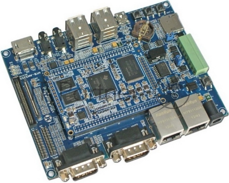 Плата разработки Myir MYD-C3352-512N512D-80-C 800MHz AM3352, 512MB DDR3, 512MB Nand