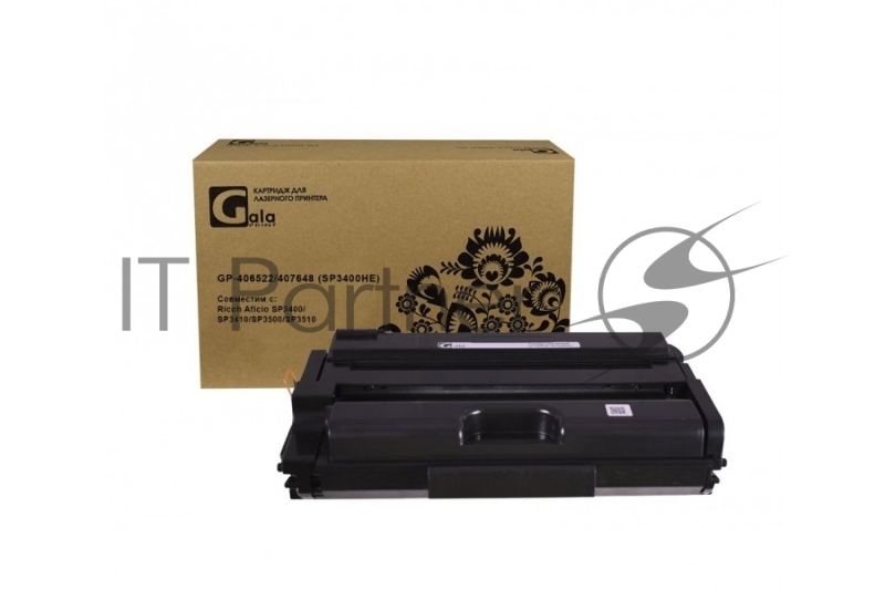 Картридж GalaPrint GP-406522/407648 (SP3400HE) черный (5000 стр.) для Ricoh Aficio SP3400/SP3410/SP3500/SP3510