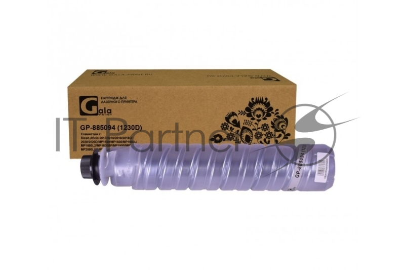 Картридж GalaPrint GP-885094 (1230D) черный (9000 стр.) для Ricoh Aficio 2015/2016/2018/2018D/2020/2020D/MP1500/MP1600/MP1600L/MP1600L2/MP1600SP/MP1900/MP2000/MP2000LN/MP2000LN2/MP2000SP
