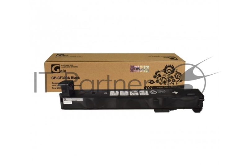 Картридж лазерный GalaPrint GP-CF300A (№827A) черный (29500 стр) для HP Color LaserJet Enterprise flow M880z/M880z+