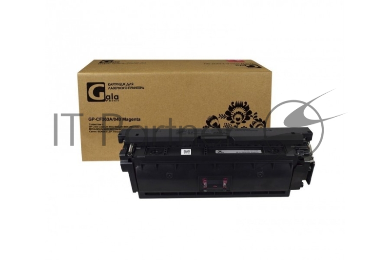 Картридж лазерный GalaPrint GP-CF363A/040 (№508A) Magenta (5000 стр) для HP Color LaserJet M552/M552dn/M553/M553dn/M553n/M553x/M577/M577dn/M577f/M577c/Canon i-SENSYS LBP-710/LBP-712