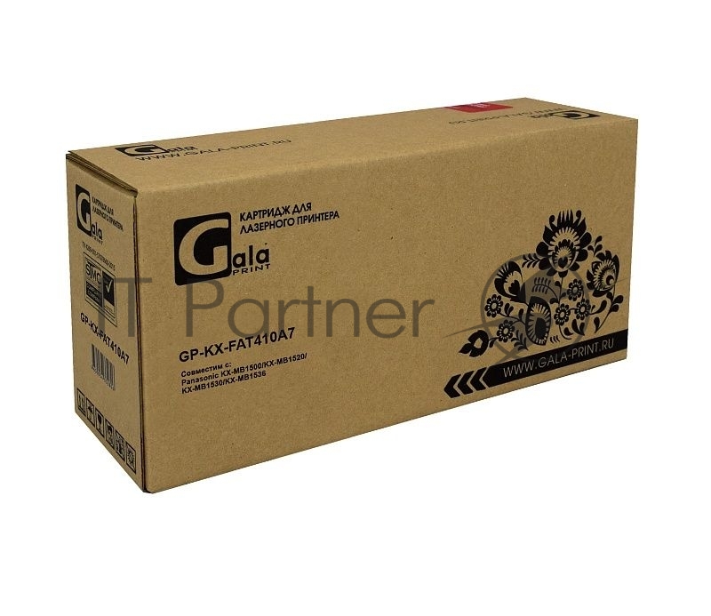 Картридж GalaPrint GP-KX-FAT410A7 черный (2500 стр) для Panasonic KX-MB1500/KX-MB1520/KX-MB1530/KX-MB1536