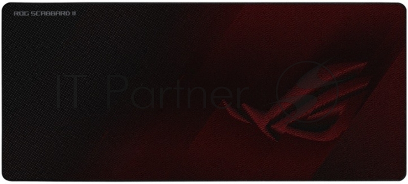 Игровой коврик для мыши ASUS ROG Scabbard II (900 x 400 x 3 мм, резина, тканый материал, cиликон, 90MP00S0-B0UA00)