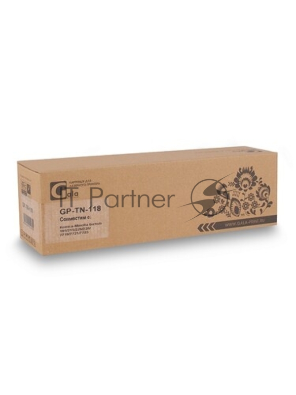 Картридж GalaPrint GP-TN-118 для принтеров Konica-Minolta bizhub 195/215/226/235/7719/7721/7723 12000 копий