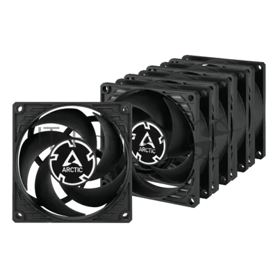 Вентилятор для корпуса ARCTIC P8 Value Pack (черный/черный) (5pc) (ACFAN00153A)