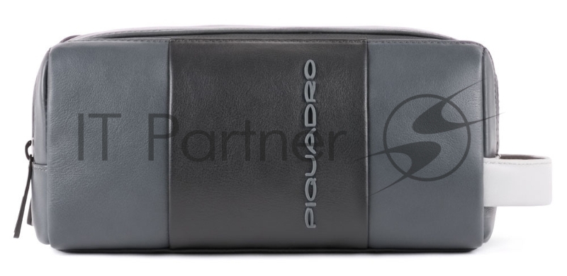 Косметичка Piquadro Urban BY3880UB00/GRN черный/серый натур.кожа