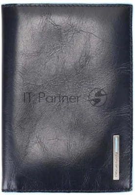 Обложка для паспорта Piquadro Blue Square PP5255B2/BLU2 синий натур.кожа